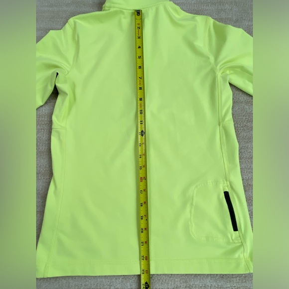 Reebok Women's Running Pullover L/S Shirt, Size Small, (Bright Yellowish-Green) - Picture 14 of 14